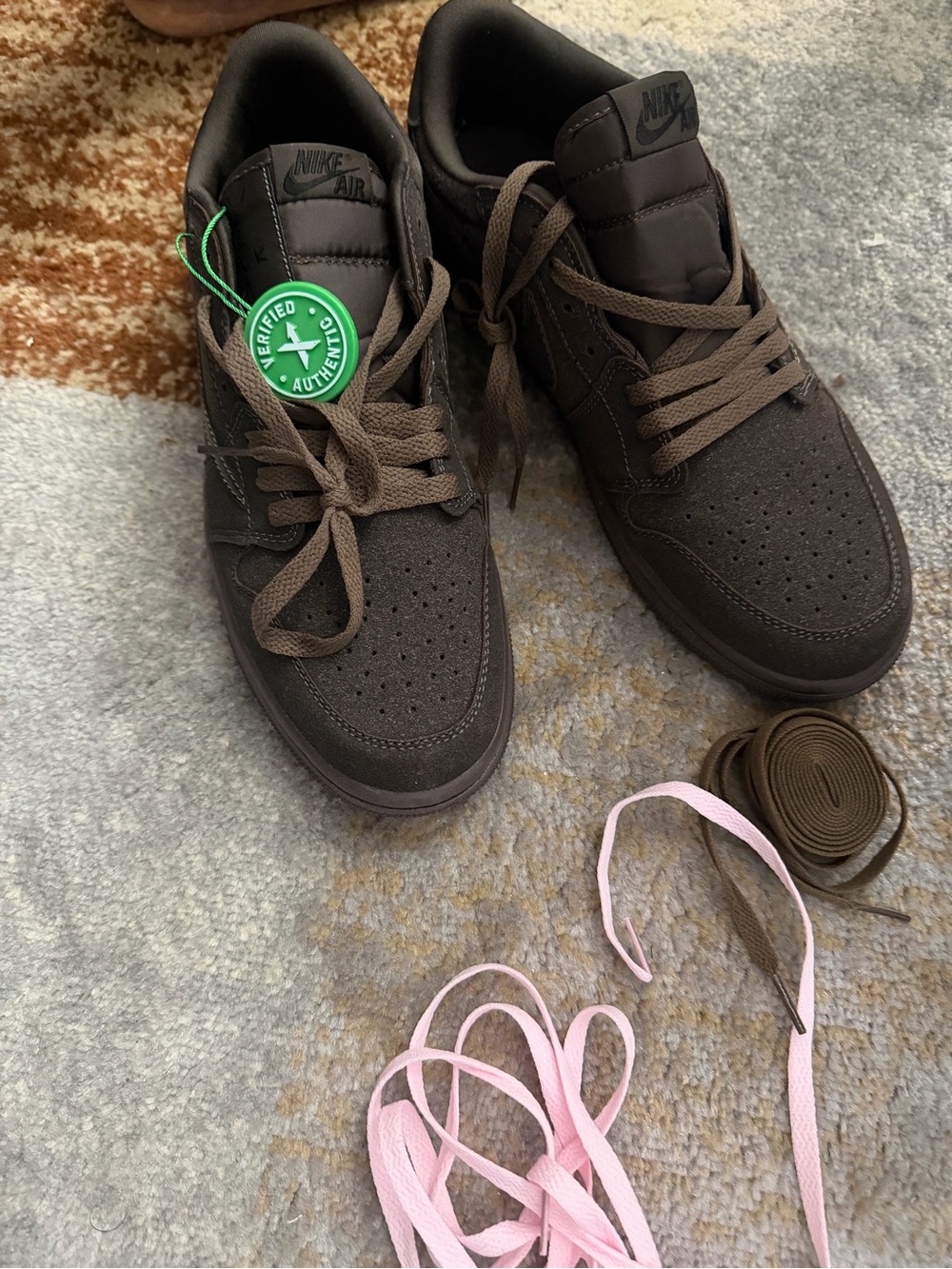 Nike Travis Scott x Air Jordan 1 Low SP Velvet Brown